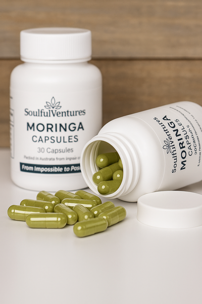 Pure Moringa Capsules (30): Nature’s Superfood in a Simple Dose
